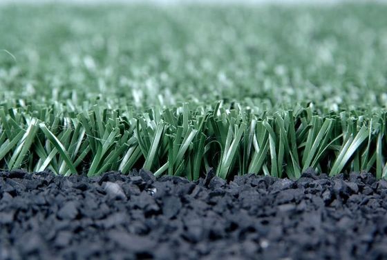 PP 물질 15mm 덩어리 높이 축구 잔디 야외 스포츠 경기장용으로 12000 Dtex 및 PU 코팅