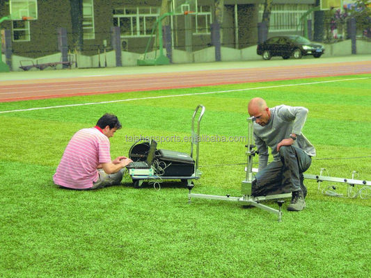 FIFA 및 FIH 이중 인증 및 높은 내구성을 위한 플랫 모양 원사를 갖춘 PU 코팅 조경 인조 잔디