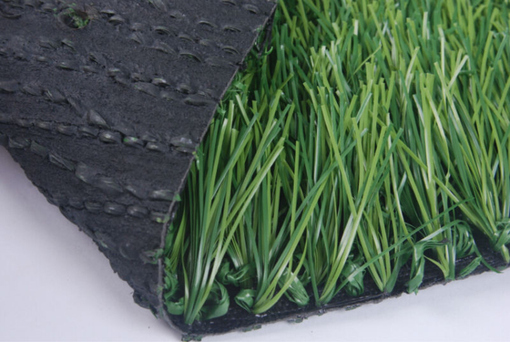 PE 재료 합성 축구 녹색 인위 잔디 꿰매기 속도 140 꿰매기 / M 50mm 스파일 높이 MOQ 1000sqm