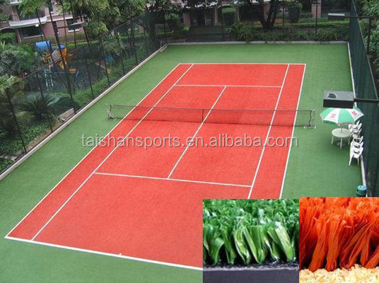 PE 재료 합성 축구 녹색 인위 잔디 꿰매기 속도 140 꿰매기 / M 50mm 스파일 높이 MOQ 1000sqm