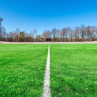 축구 인공 잔디 가이드 5/8 인치 PE 물질 녹색 색상 가짜 잔디 축구 경기장 및 학교 놀이터