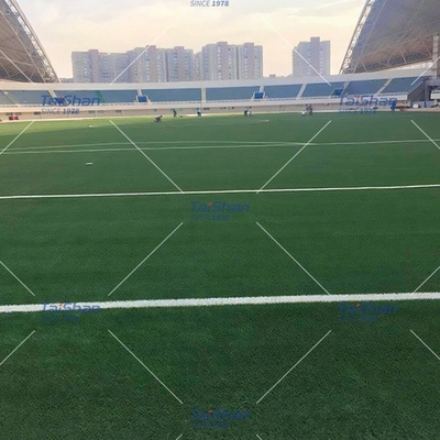 60mm FIFA 인증 축구 인위 잔디 야외 스포츠용 맞춤 색상 dtex 및 밀도 낮은 유지 보수와 함께 필드