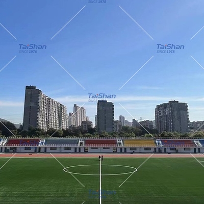 60mm FIFA 인증 축구 인위 잔디 야외 스포츠용 맞춤 색상 dtex 및 밀도 낮은 유지 보수와 함께 필드