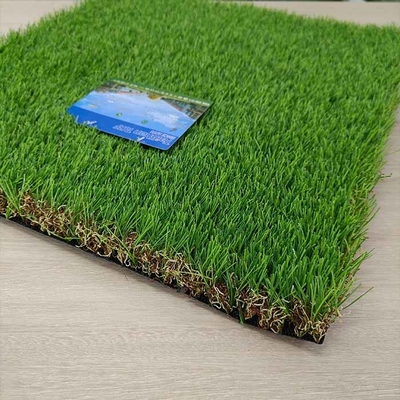 30mm 인필러 없는 인공 잔디 15000 Detx 인공 녹색 잔디