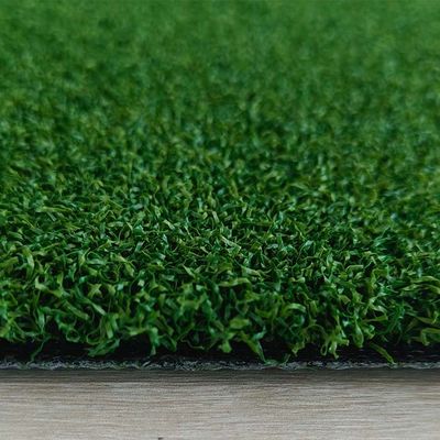 골프 인위 잔디 17mm 스파일 높이 고밀도 및 합성 핑 그린에 대한 PU 접착제