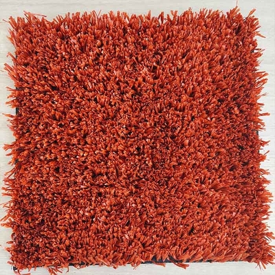 벽돌 레드 테니스 인공 잔디 6300 Dtex 25mm Mesh 잔디 다기능 낮은 유지 보수