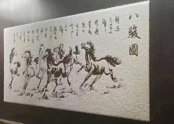자외선 저항 사진 인공 잔디 디자인 이미지와 뛰어난 불에 저항하는 합성 패턴 잔디