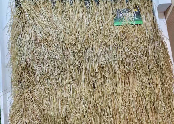 120mm 내구성 있는 폴리에틸렌 합성 짚 지붕 가벼운 인공 짚 지붕