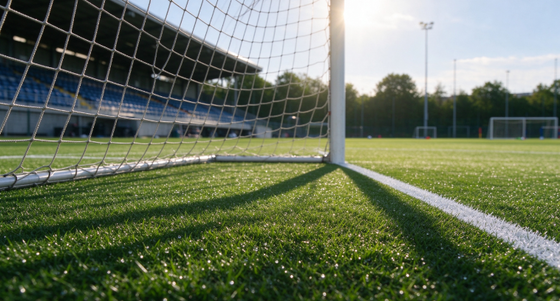 Low Maintenance UV Resistance Football Artificial Turf Installed in America for Professional Soccer Fields